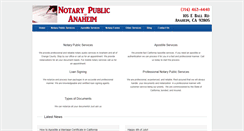 Desktop Screenshot of notarypublicanaheim.com