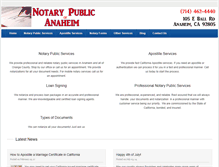 Tablet Screenshot of notarypublicanaheim.com